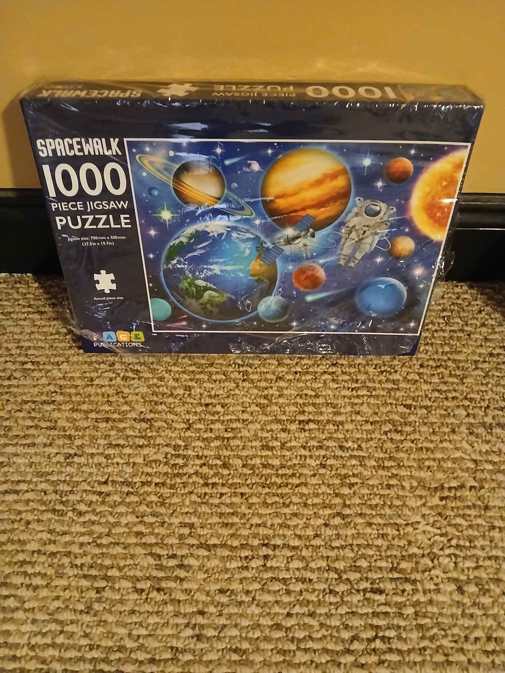 1000-Piece Jigsaw Puzzle - Blue Space Planets